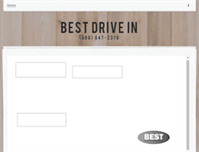 Tablet Screenshot of bestdrivein.com